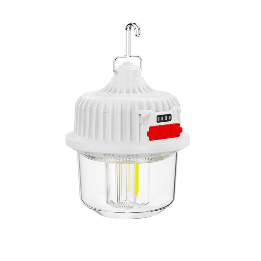 Κρεμαστή Επαναφορτιζόμενη Λάμπα LED V50 με Ηλιακό Πάνελ, TRD83952 trazeras|TRD83952