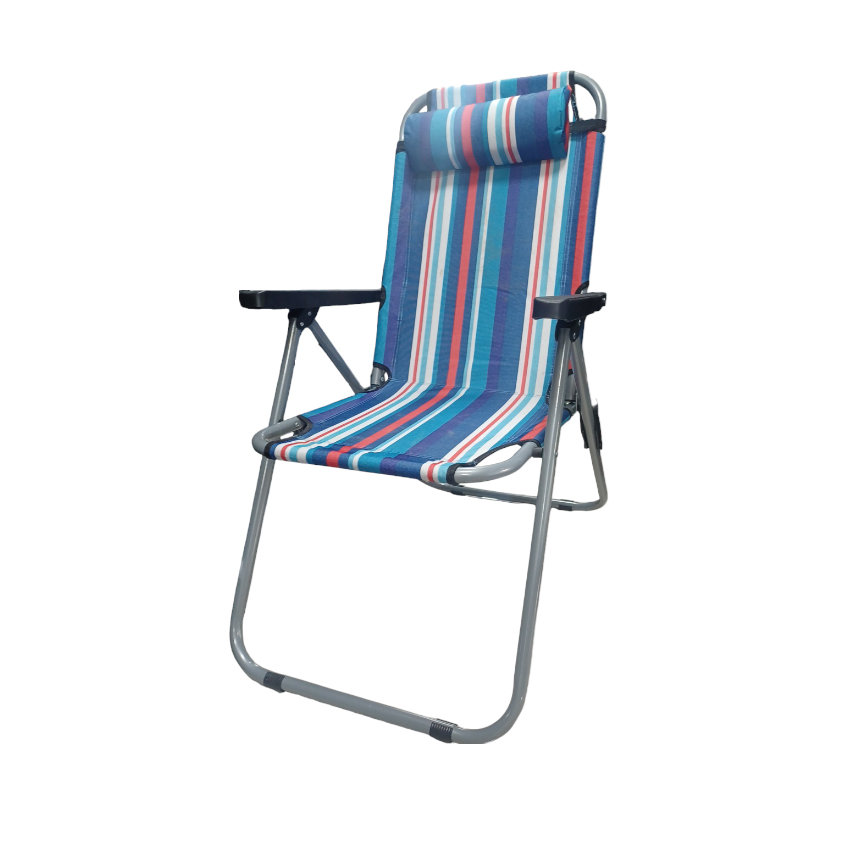 Πτυσσόμενη Καρέκλα Camping/Παραλίας 1608, Μπλε/Κόκκινο, TRD83984 trazeras|TRD83984