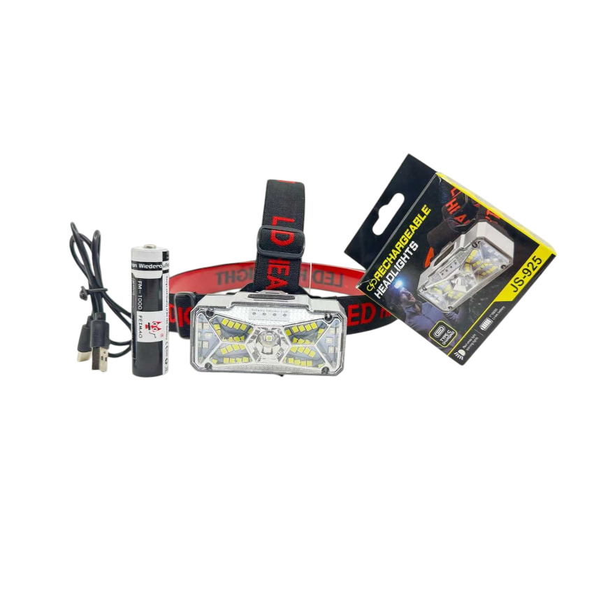 Επαναφορτιζόμενος Φακός Κεφαλής LED, JS925, TRD84023 trazeras|TRD84023