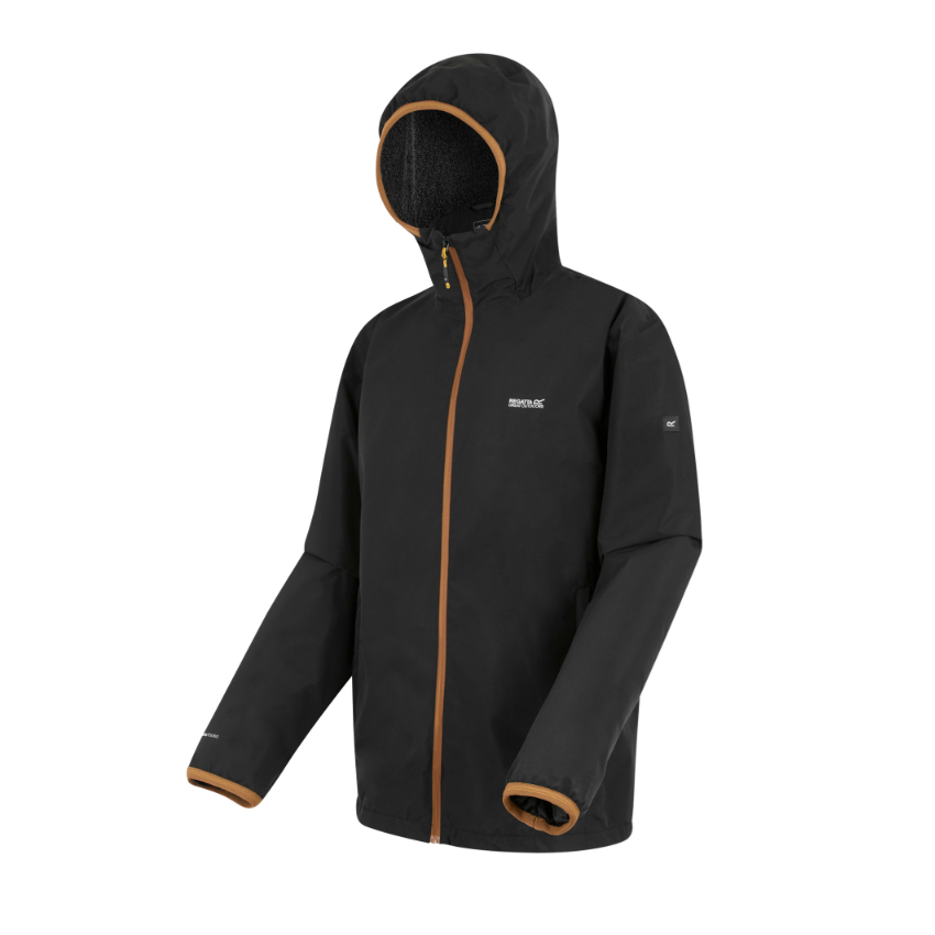 Αδιάβροχο Τζάκετ Asper (Black) της Regatta Great Outdoors POL84405 trazeras|POL84405