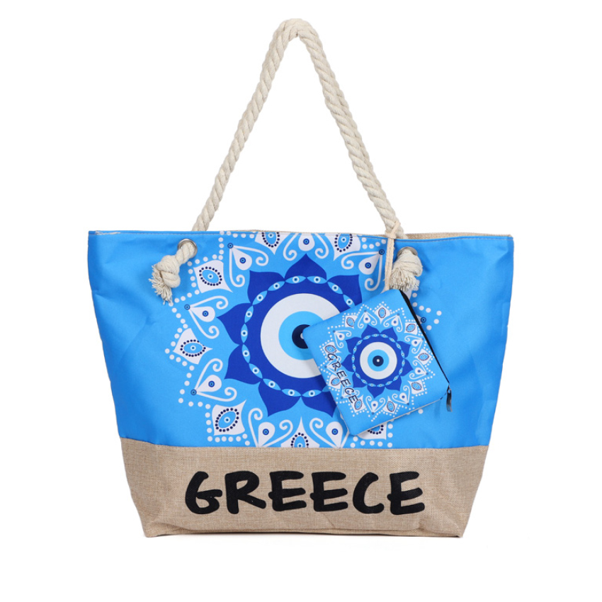 Τσάντα Θαλάσσης Μάτι Greece, Mod.407748 της Nysa NYS84510 trazeras|NYS84510