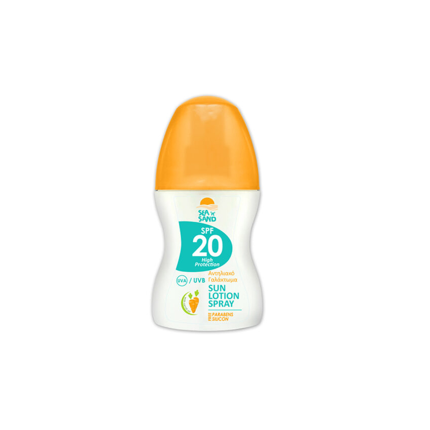 Αντηλιακό 120ml, Lotion Spray SPF20 της Sea n Sand, BLS84531 trazeras|BLS84531