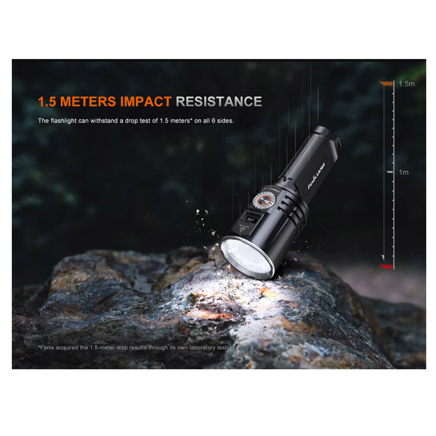 Επαναφορτιζόμενος Φακός Laser LR36R, 10.000 Lumens της Fenix VEL84891 trazeras|VEL84891