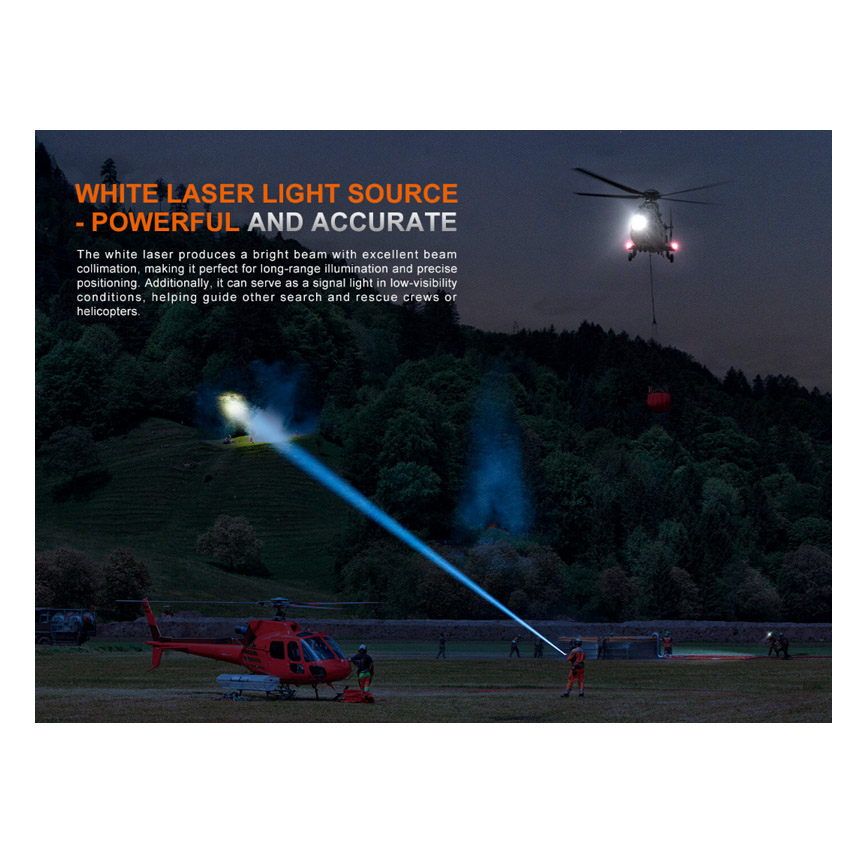 Επαναφορτιζόμενος Φακός Laser LR36R, 10.000 Lumens της Fenix VEL84891 trazeras|VEL84891