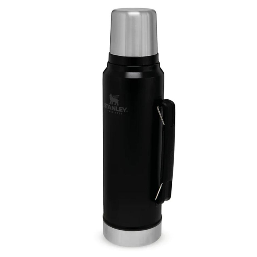 Θερμός, Classic Legendary 1L, Mattle Black Pebble της Stanley ETC85078 trazeras|ETC85078