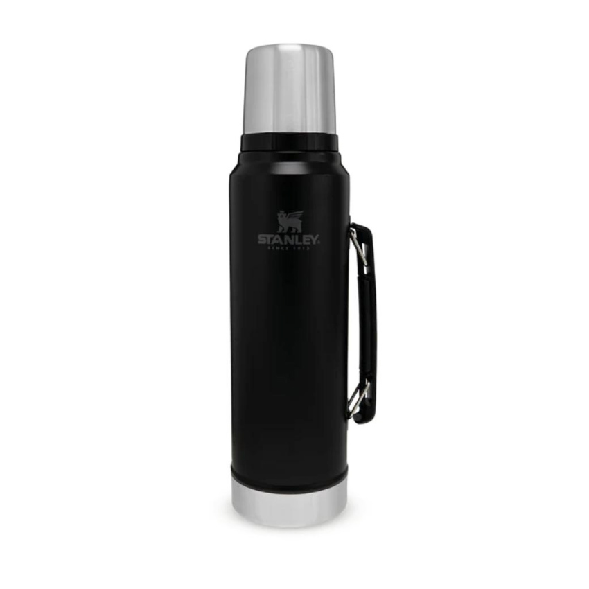 Θερμός, Classic Legendary 1L, Mattle Black Pebble της Stanley ETC85078 trazeras|ETC85078