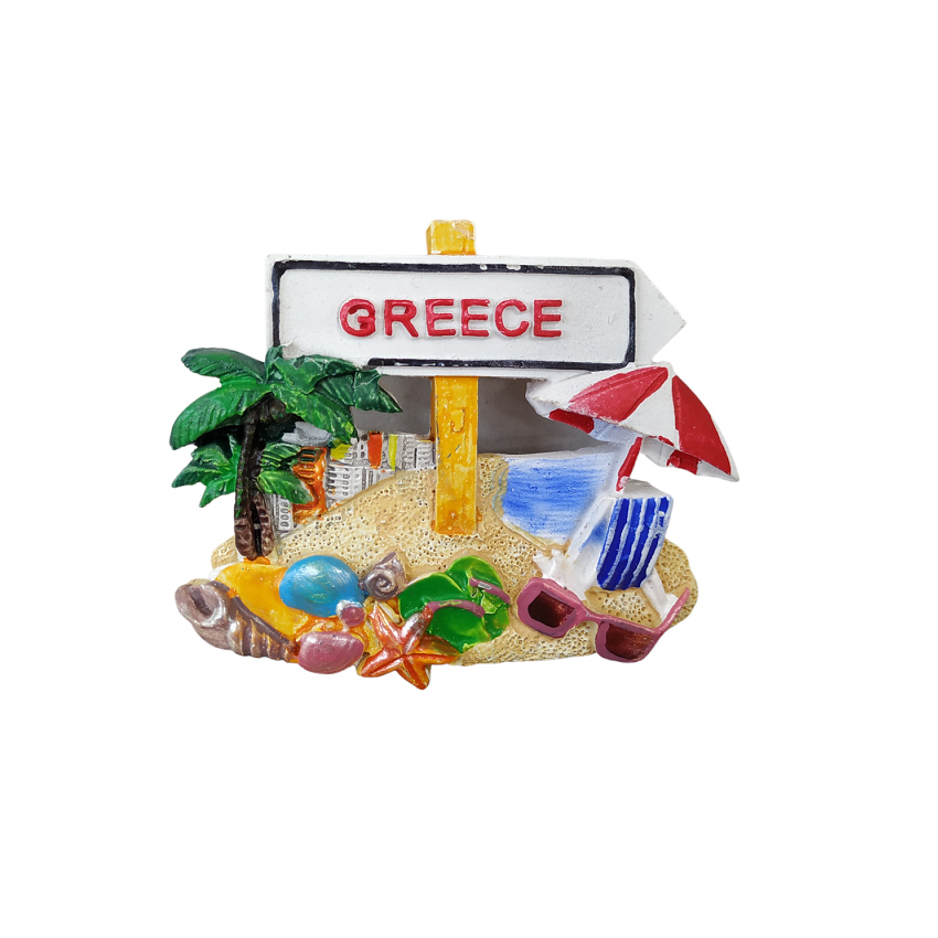 Tουριστικό Μαγνητάκι Greece, Mod.678055, Beach, TRD85125 trazeras|TRD85125