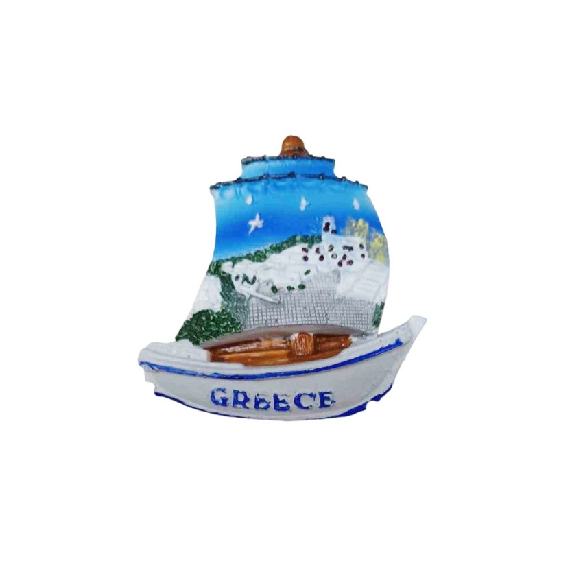 Tουριστικό Μαγνητάκι Greece, Mod.678381, Boat, TRD85143 trazeras|TRD85143