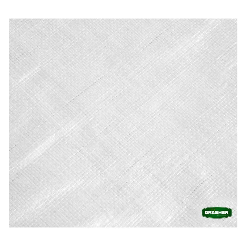 Αδιάβροχος Μουσαμάς - Τέντα με Κρίκους 190 gr/m2, Λευκό (12 Μεγέθη) της Grasher STB85181 trazeras|STB85181