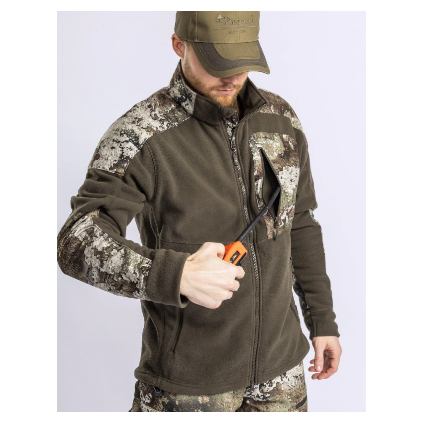 Κυνηγετική Ζακέτα Fleece 5619 Smaland Forest Cmou Fleece, H.Br/Strata της Pinewood TOY85201 trazeras|TOY85201