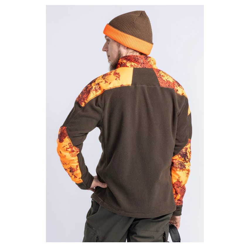 Κυνηγετική Ζακέτα Fleece 5619 Smaland Forest Cmou Fleece, Brown/Strata Blaze της Pinewood TOY85200 trazeras|TOY85200