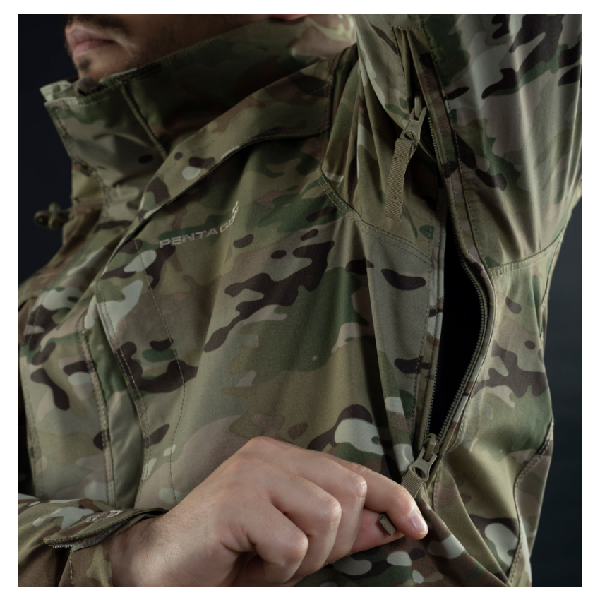Αδιάβροχο Τζάκετ Hurricane Shell, Multicam της Pentagon PEN85792 trazeras|PEN85792