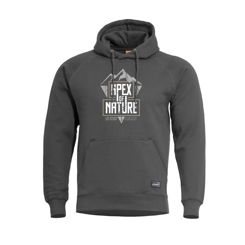 Μπλούζα Phaeton Hood Sweater, Apex of Nature, Cinder Grey της Pentagon PEN85794 trazeras|PEN85794