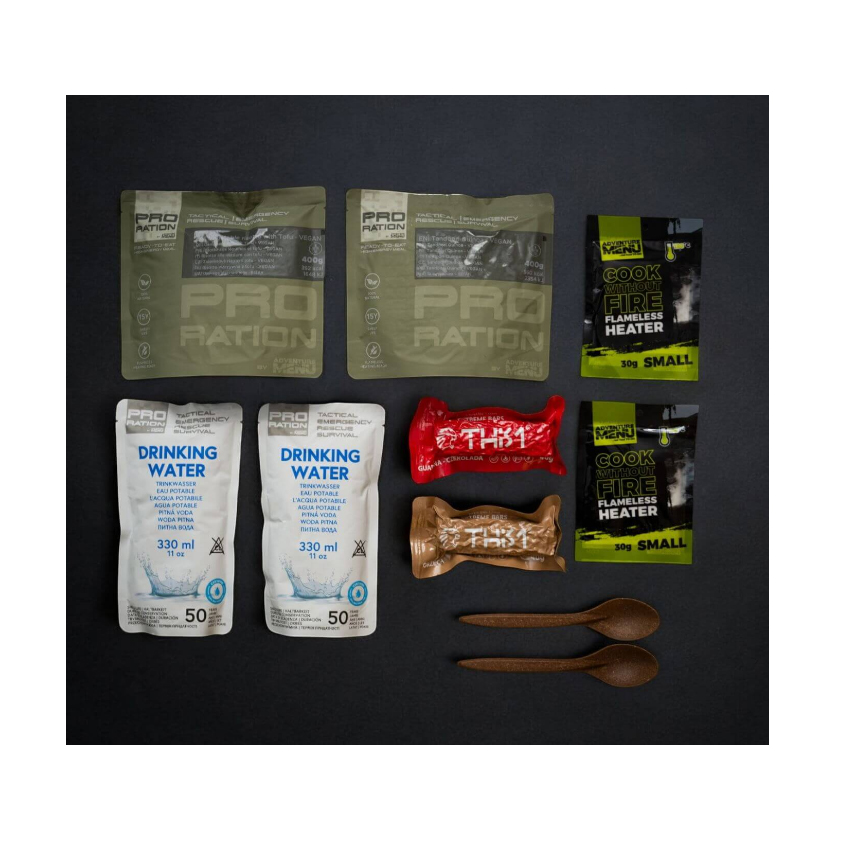 Πακέτο Τροφής Εκτάκτου Ανάγκης Pro Ration Emergency Food-Water Pack, Menu Vege, (15 Έτη) της Pro Ration, VEL85815 trazeras|VEL85815