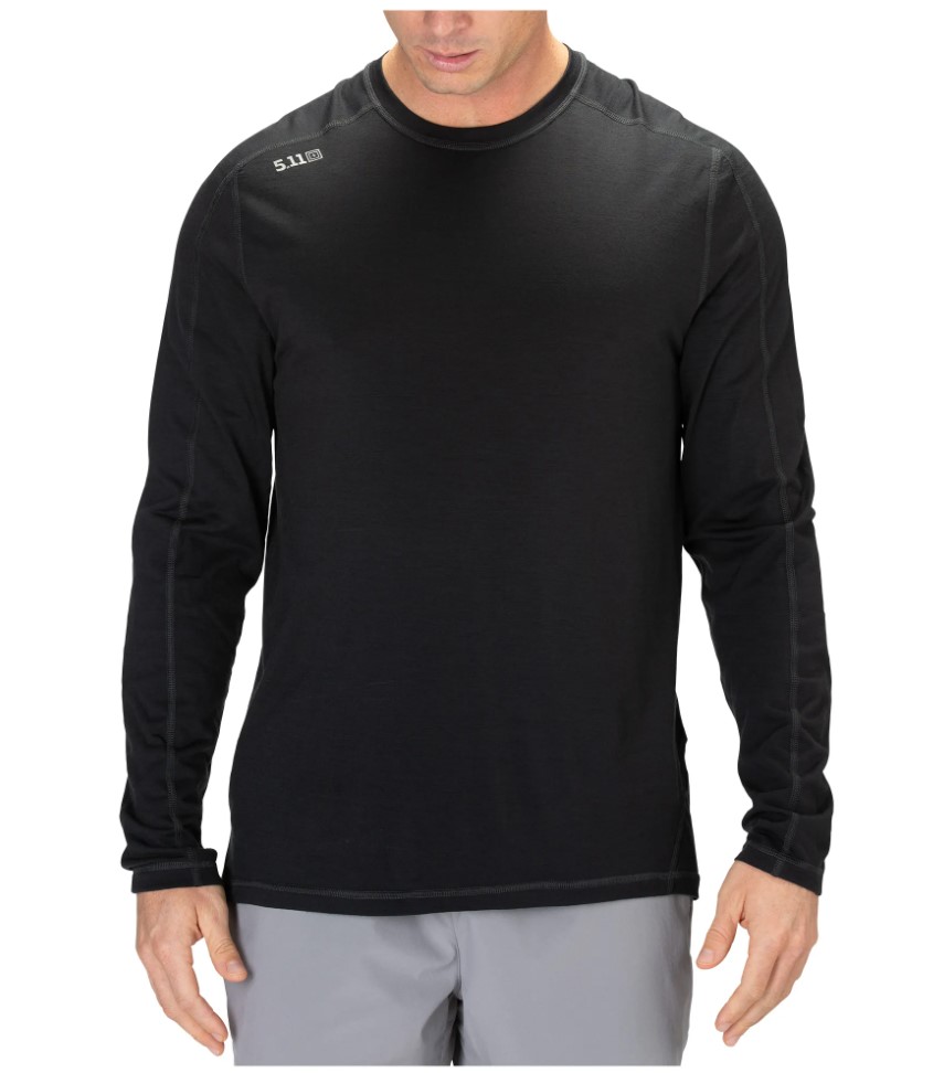 Ισοθερμική μακρυμάνικη μπλούζα Range Ready Merino Wool (Black) της 5.11 Tactical FIV62632 trazeras|FIV62632