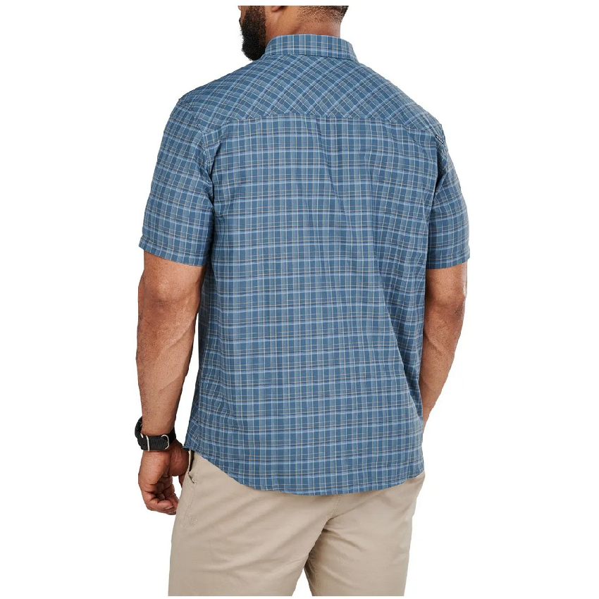 Πουκάμισο Aiden Short Sleeve Plaid (Turbulence Plaid) της 5.11 Tactical FIV63544 trazeras|FIV63544