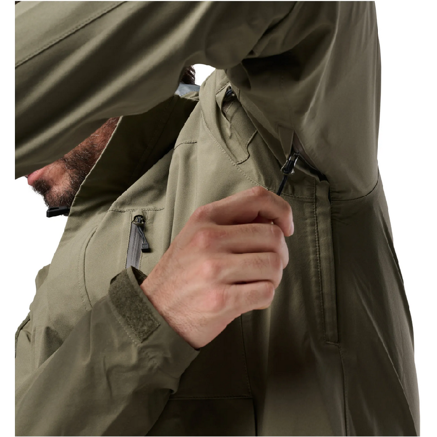 Τζάκετ Force Rainshell Jacket (Dark Navy) της 5.11 Tactical FIV63971 trazeras|FIV63971