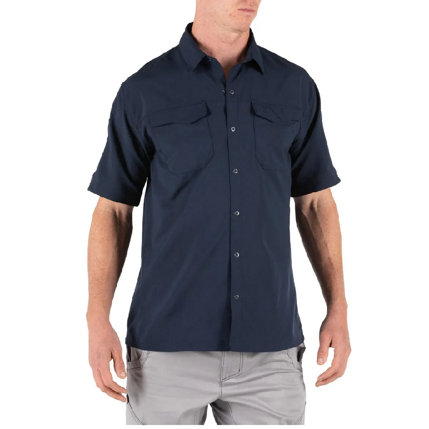 Πουκάμισο Κοντομάνικο Freedom Flex Short Sleeve (Peacoat) της 5.11 Tactical FIV63546 trazeras|FIV63546