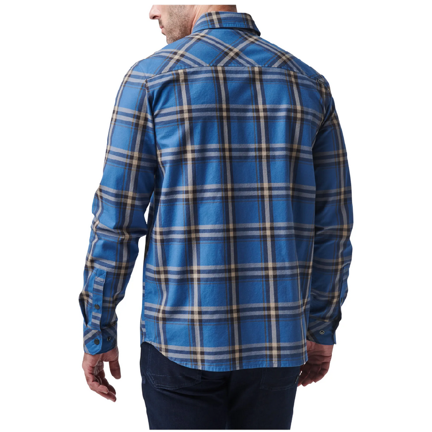 Πουκάμισο Gunner Plaid Long Sleeve (Blue Plaid) της 5.11 Tactical FIV63502 trazeras|FIV63502