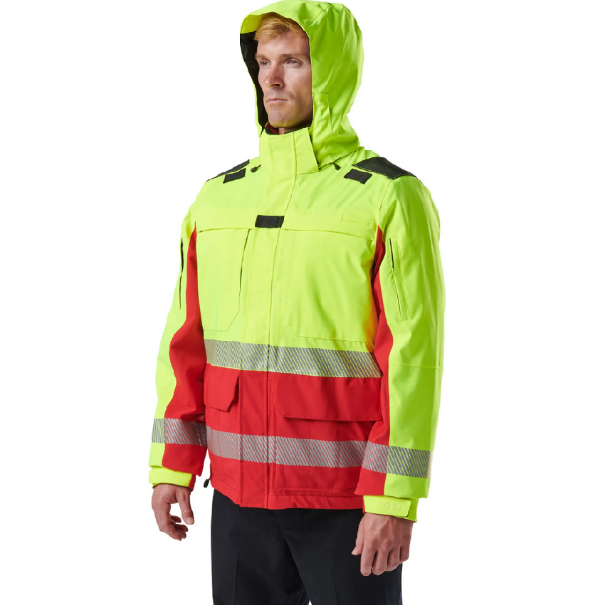 Τζάκετ Responder Hi-Vis Parka 2.0 (Range Red) της 5.11 Tactical FIV64015 trazeras|FIV64015