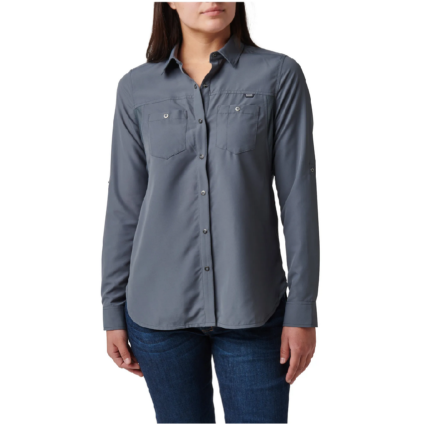 Πουκάμισο Women's Marksman Long Sleeve Shirt (Turbulence) της 5.11 Tactical FIV64852 trazeras|FIV64852
