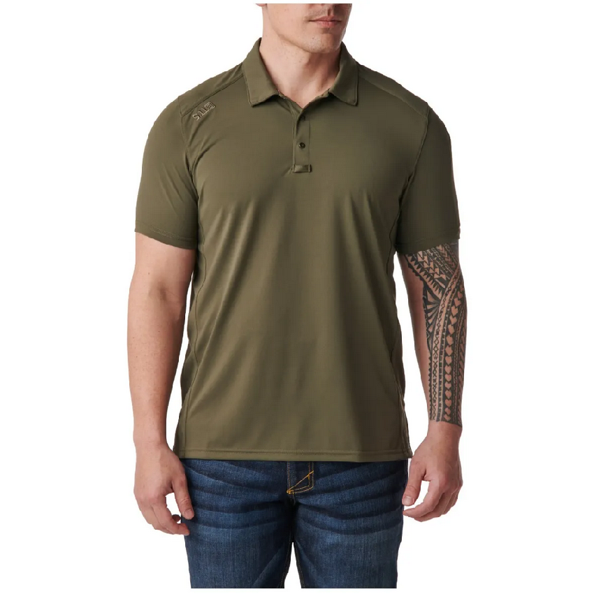 Κοντομάνικη Μπλούζα Paramount Short Sleeve Polo (Ranger Green) της 5.11 Tactical FIV63814 trazeras|FIV63814