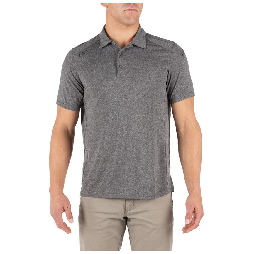 Κοντομάνικη Μπλούζα Paramount Short Sleeve Polo (Charcoal Heather) της 5.11 Tactical FIV63819 trazeras|FIV63819