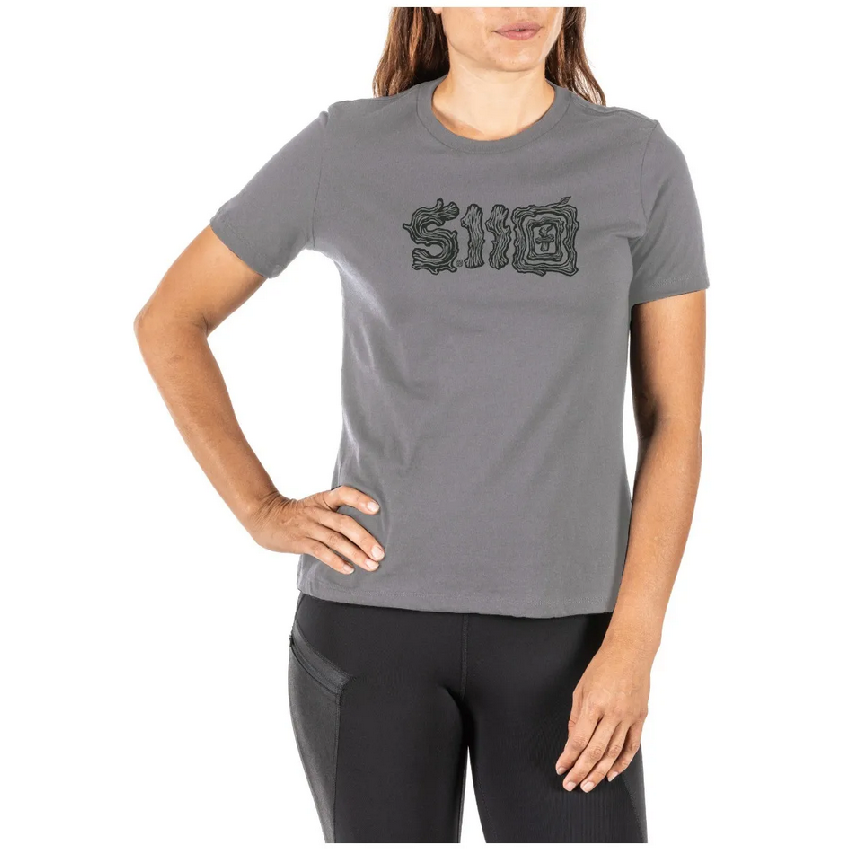 Γυναικεία Κοντομάνικη μπλούζα Women's Sticks And Stones Tee (Light Grey) της 5.11 Tactical FIV63718 trazeras|FIV63718
