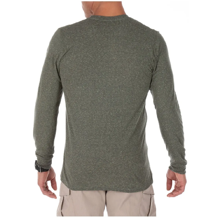 Μπλούζα Triblend Legacy Long Sleeve Tee (Military Green Heather) της 5.11 Tactical FIV63864 trazeras|FIV63864