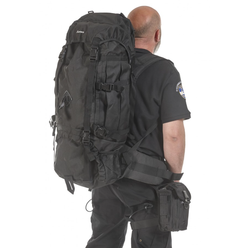 Σακίδιο Πλάτης Bergin 65L (Black) της Armymania ARM66800 trazeras|ARM66800