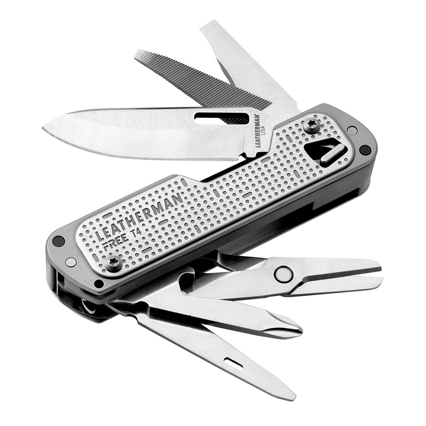 Μαχαίρι Πολλαπλών Λειτουργιών Leatherman Free T4 (Ασημί) της Leatherman SRS62186 trazeras|SRS62186