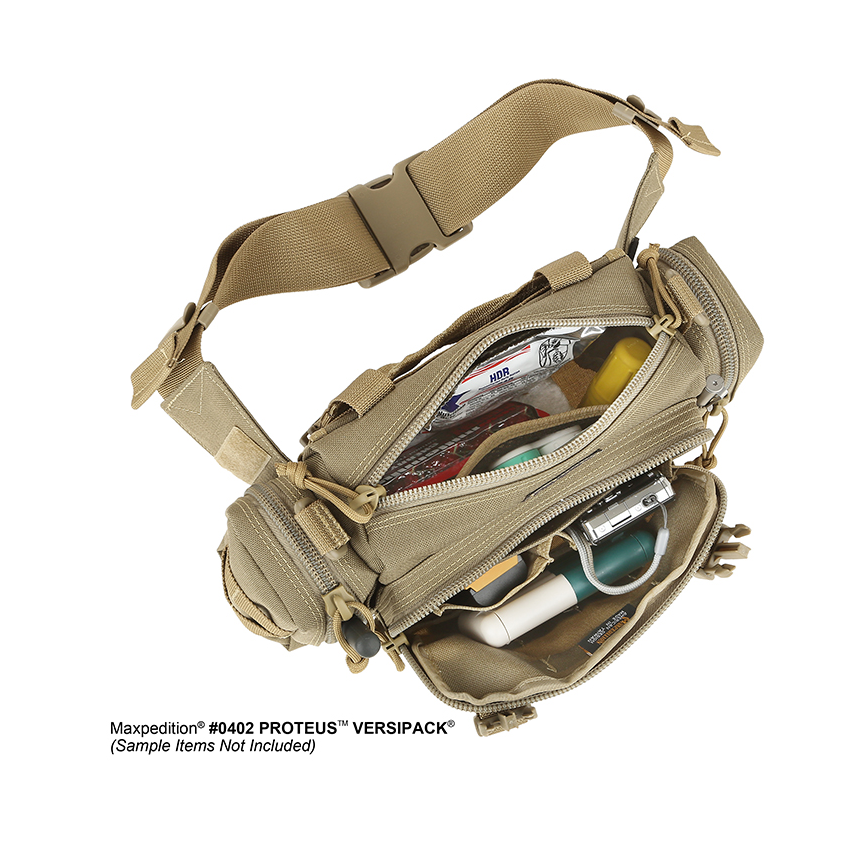 Τσαντάκι Μέσης Proteus Versipack (Μαύρο) της Maxpedition SRS62333 trazeras|SRS62333