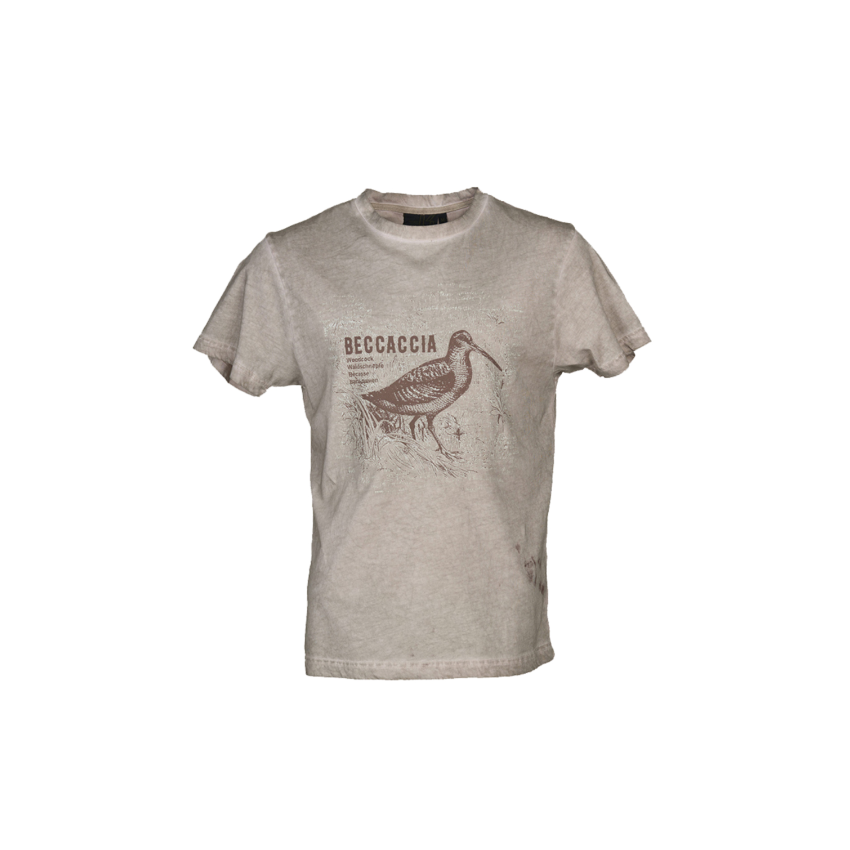 Μπλουζάκι 94195 Woodcock (Beige) της Univers KAL66282 trazeras|KAL66282
