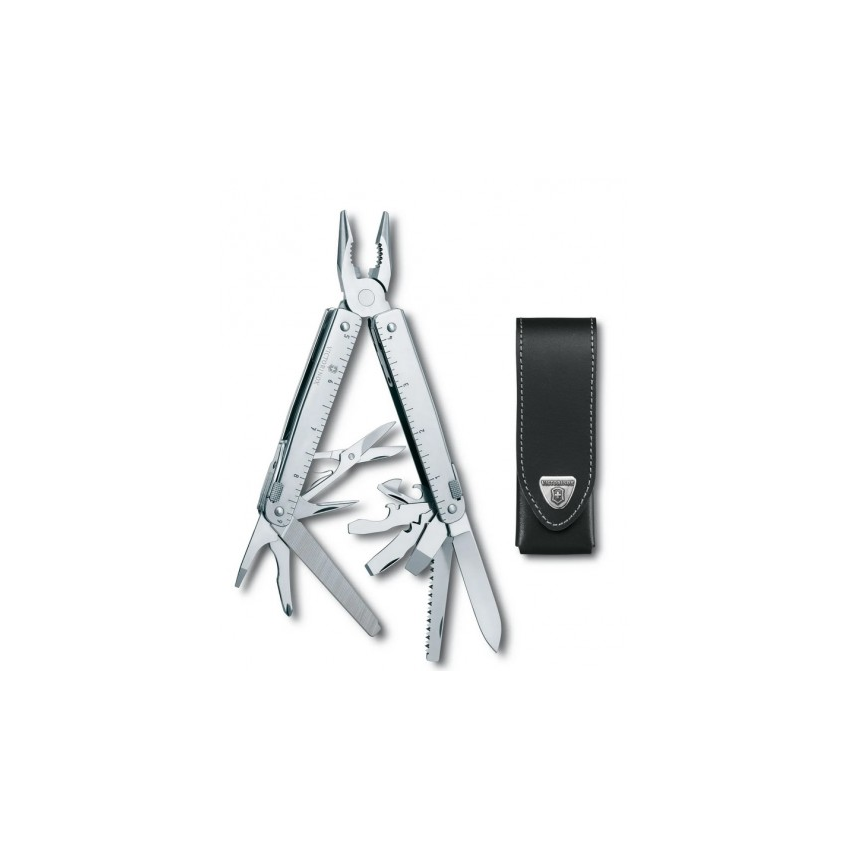 Πολυεργαλείο Swiss Tool με Δερμάτινη Θήκη της Victorinox CAR62918 trazeras|CAR62918