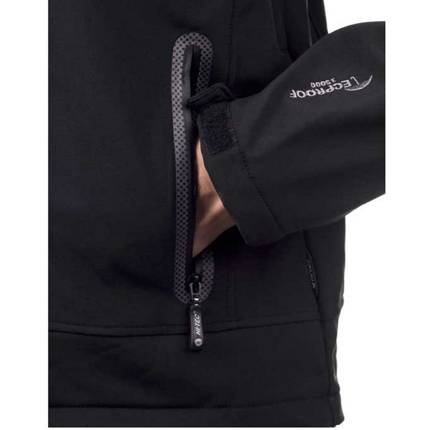 Softshell Τζάκετ Prince II (Black) της Hi-Tec ION74762 trazeras|ION74762