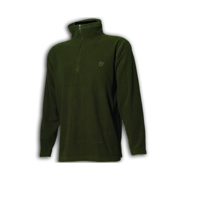Μπλούζα Fleece 071 με Φερμουάρ (Χακί) της Toxotis Active Wear TOX68941 trazeras|TOX68941