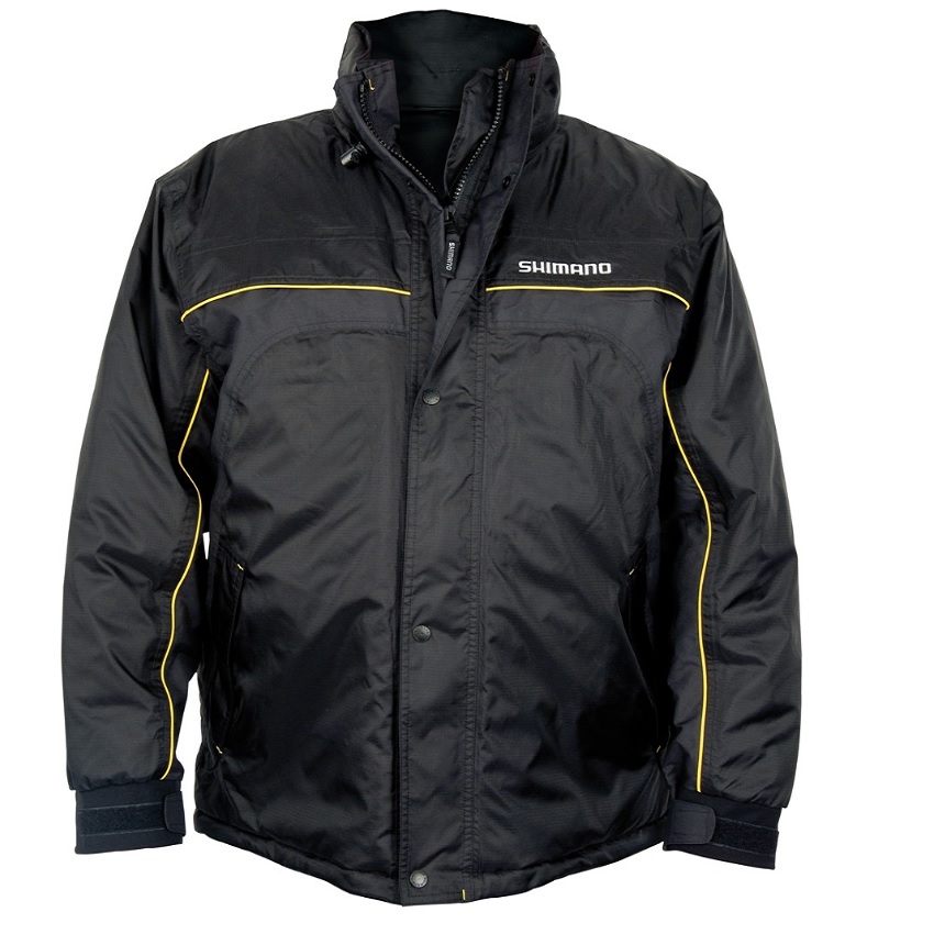 Αδιάβροχο Τζάκετ Breathable Padded (Μαύρο) της Shimano SIM64085 trazeras|SIM64085