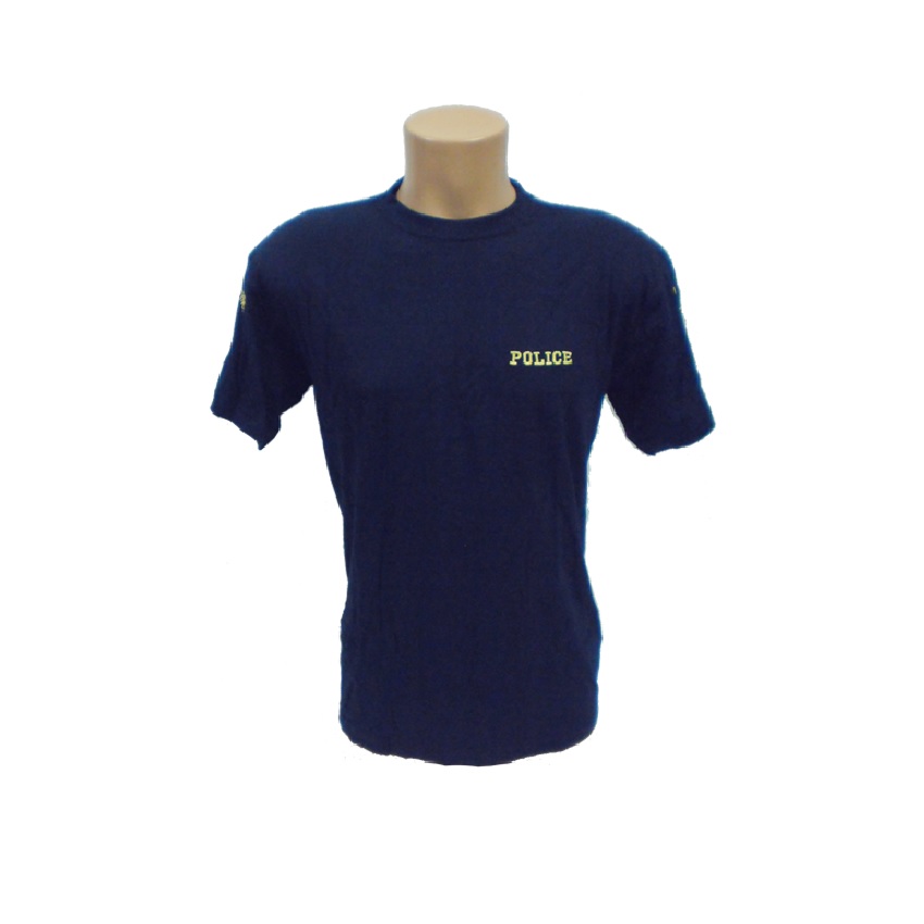 Μπλουζάκι T-Shirt Police (Μπλε) της Chris CHR66442 trazeras|CHR66442
