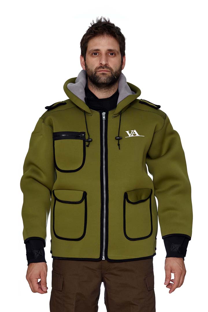 Αδιάβροχο Τζάκετ Neoprene 5mm. (Πράσινο) της VA, VAL43650 trazeras|VAL43650