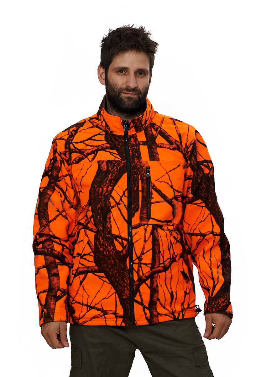 Μπουφάν Fleece Διπλής Όψης J-2 (Χακί – Παραλλαγή Πορτοκαλί) της VA, VAL18265 trazeras|VAL18265