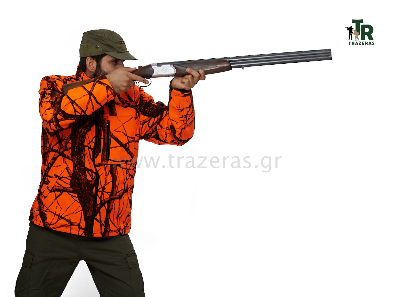 Μπουφάν Fleece Διπλής Όψης J-2 (Χακί – Παραλλαγή Πορτοκαλί) της VA, VAL18265 trazeras|VAL18265