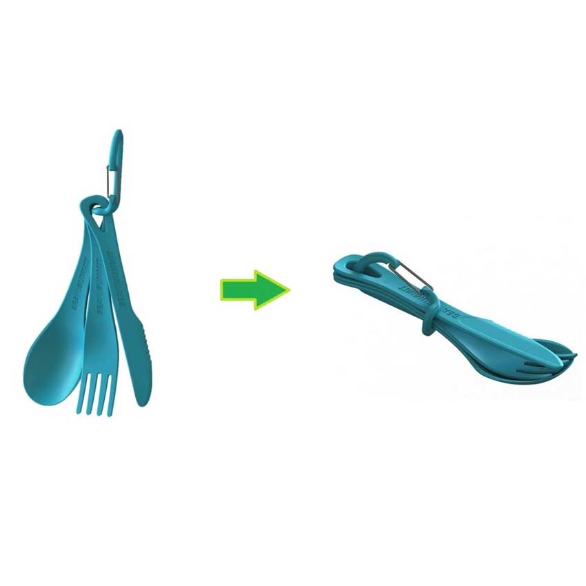 Φορητό Σετ Κουτάλι, Μαχαίρι, Πιρούνι Delta Cutlery (3 Χρώματα) της Sea to Summit TOY27797 trazeras|TOY27797