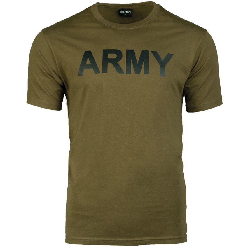 Βαμβακερή Μπλούζα Army (Πράσινη) της Mil-tec STU50608 trazeras|STU50608