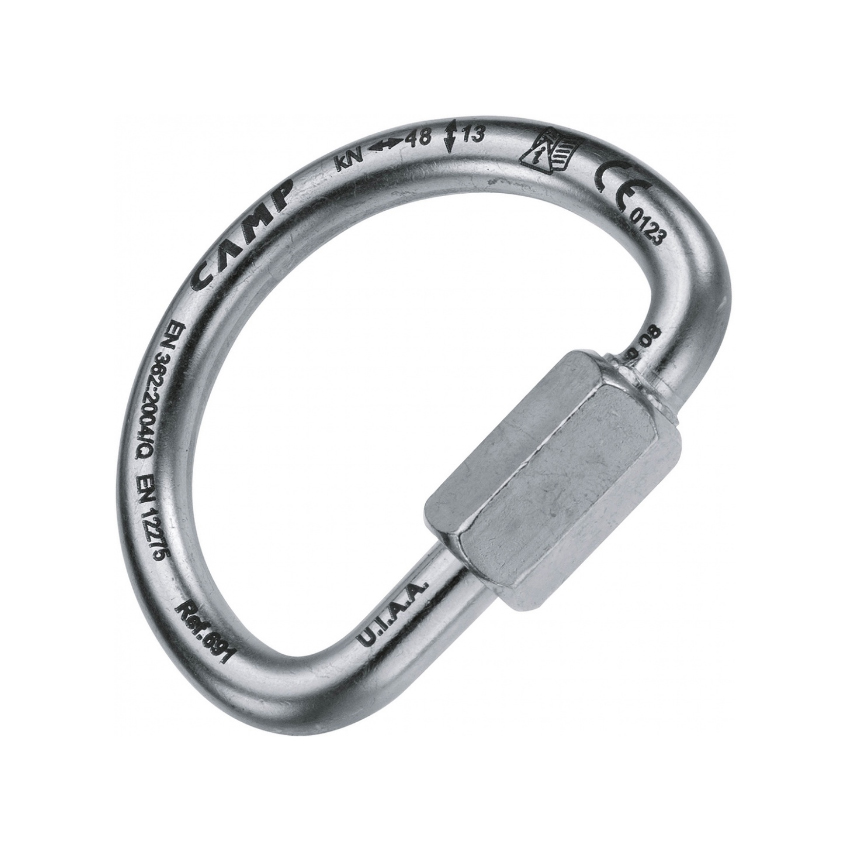 Καραμπίνερ Αναρρίχησης D Shape Quick Link Zinc της Camp POL08563 trazeras|POL08563