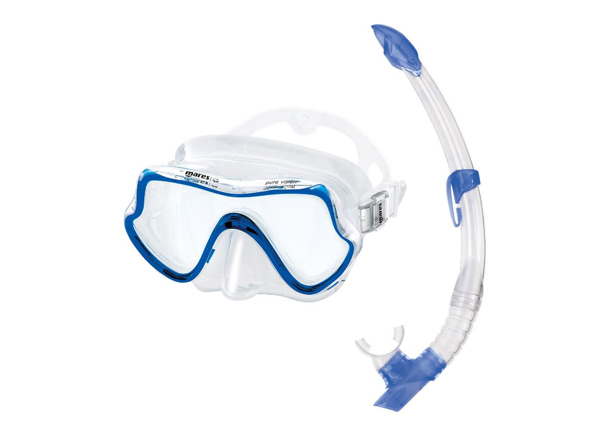 Σετ Μάσκας & Αναπνευστήρα Pure Vision Set της Mares ION5251 trazeras| ION5251
