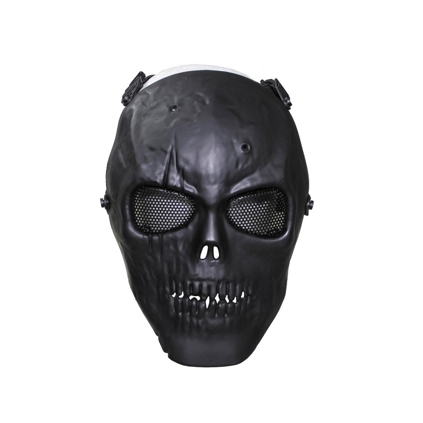 Μάσκα Προσώπου Black Skull της Max Fuchs MAX15624 trazeras|MAX15624