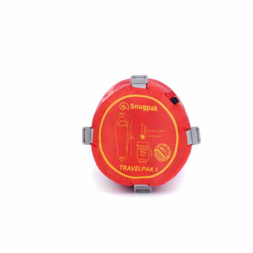 Υπνόσακος Travelpak 1, +7/+2°C (Κόκκινο) της Snugpak TSO52667 trazeras|TSO52667