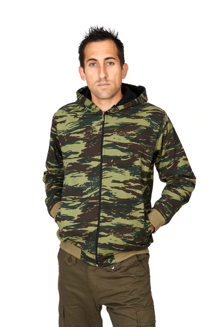 Ζακέτα Hoodie Στενής Γραμμής με Κουκούλα (Ελληνική Παραλλαγή) TRA37167 trazeras|TRA37167