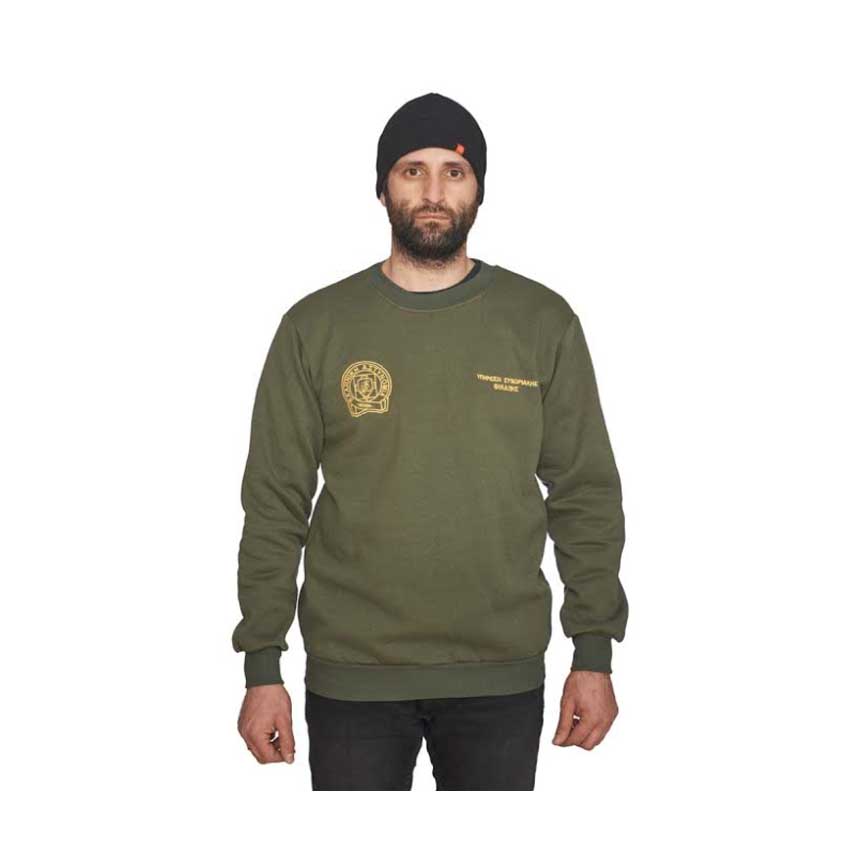 Μακρυμάνικη Μπλούζα Fleece Συνοριοφυλάκων με Διακριτικά της Trazeras Army TRA51457 trazeras|TRA51457