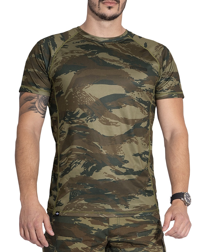 Μπλουζάκι Body Shock Activity Shirt (Greek Camo) της Pentagon PEN59168 trazeras|PEN59168
